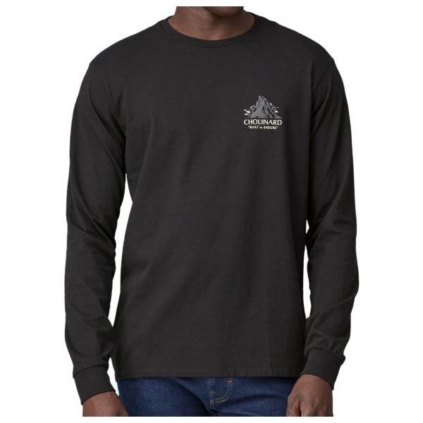 Image of Patagonia - L/S Chouinard Crest Responsibili-Tee - Longsleeve Gr L;M;S;XL;XS;XXL grau;schwarz