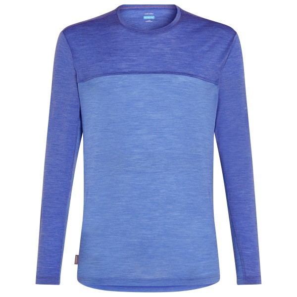 Image of Icebreaker - 125 Cool-Lite Sphere L/S Tee CB - Merinoshirt Gr L;M;S;XL;XXL blau;grau
