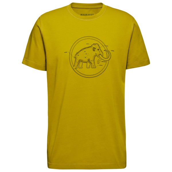 Image of Mammut - Mammut Core T-Shirt Lines - T-Shirt Gr L gelb