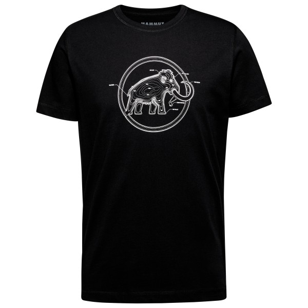 Image of Mammut - Mammut Core T-Shirt Lines - T-Shirt Gr L schwarz