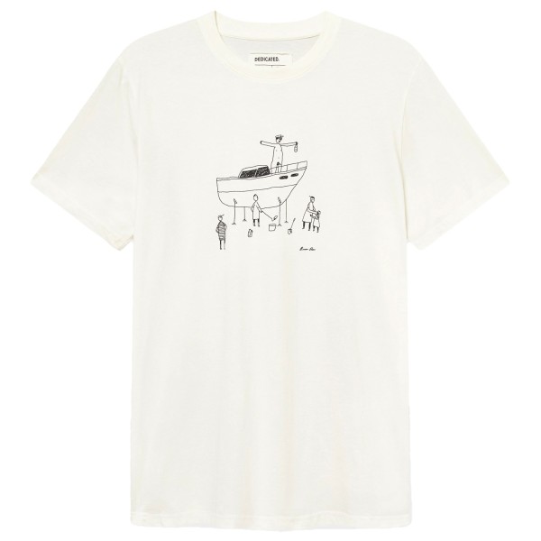 Image of DEDICATED - T-Shirt Stockholm All Out Boat - T-Shirt Gr L weiß