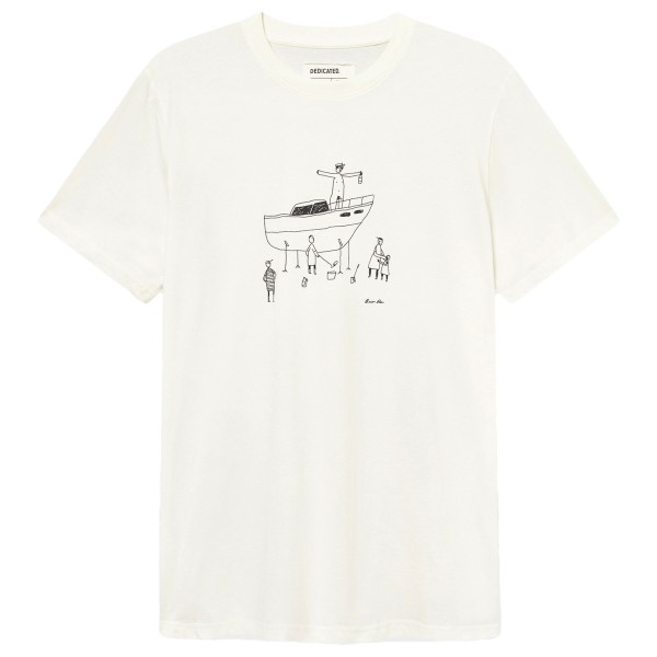 Image of DEDICATED - T-Shirt Stockholm All Out Boat - T-Shirt Gr L;M;XL weiß