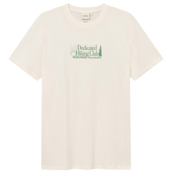Image of DEDICATED - T-Shirt Stockholm Hiking Club - T-Shirt Gr L;M;S;XL;XXL weiß