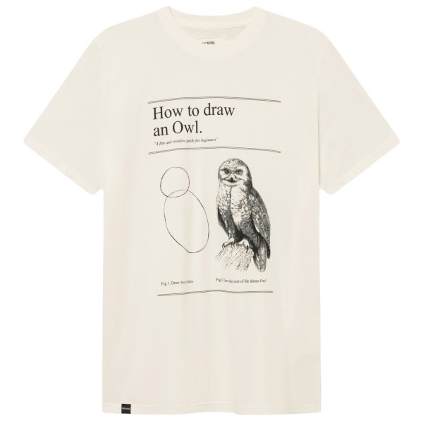 Image of DEDICATED - T-Shirt Stockholm How To Draw An Owl - T-Shirt Gr L;M;XL;XXL weiß