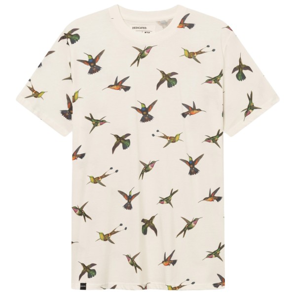 Image of DEDICATED - T-Shirt Stockholm Hummingbirds - T-Shirt Gr L weiß