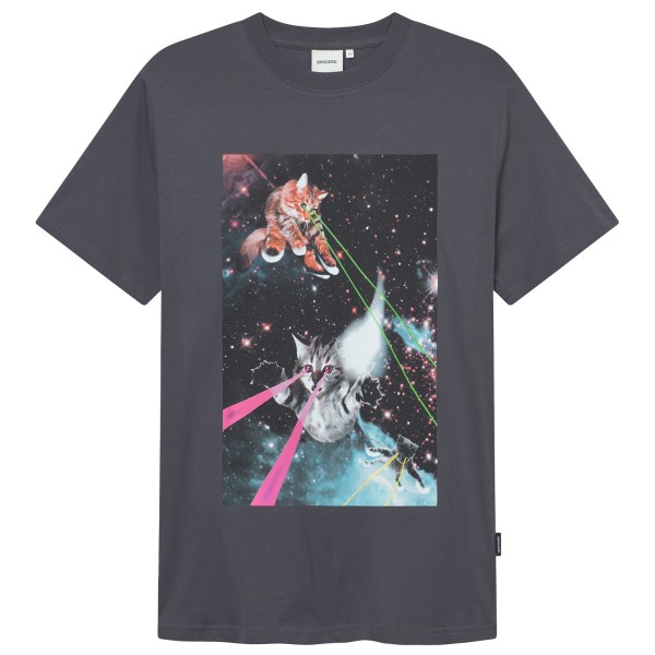 Image of DEDICATED - T-Shirt Stockholm Lazer Cats - T-Shirt Gr L;M blau