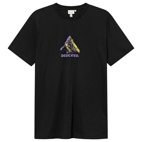 Image of DEDICATED - T-Shirt Stockholm Logo Peak - T-Shirt Gr L schwarz