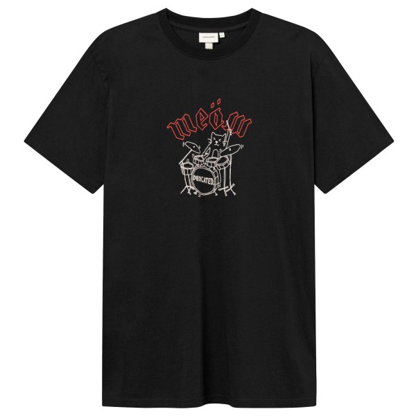 Image of DEDICATED - T-Shirt Stockholm Meow - T-Shirt Gr L;M;S;XL;XXL schwarz