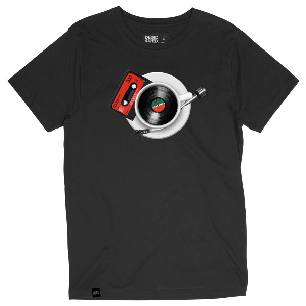 Image of DEDICATED - T-Shirt Stockholm Morning Music - T-Shirt Gr L schwarz