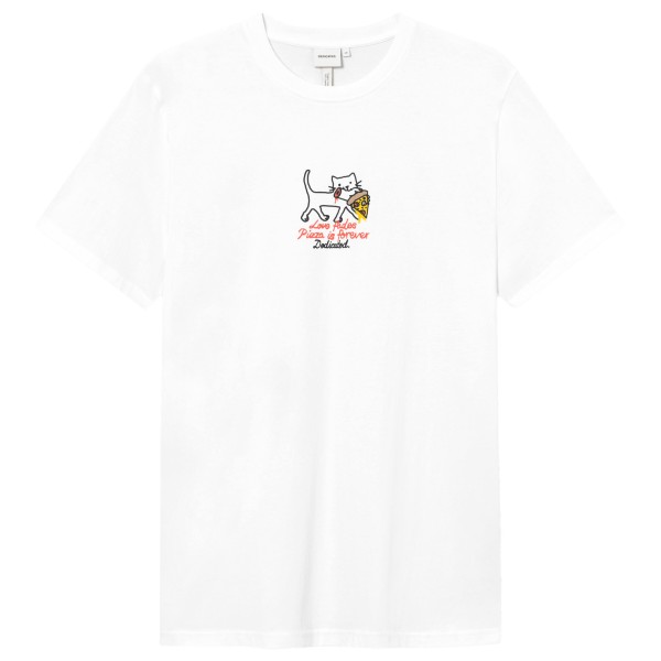 Image of DEDICATED - T-Shirt Stockholm Pizza Love - T-Shirt Gr L weiß