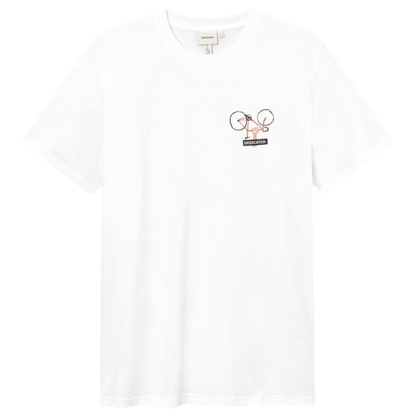 Image of DEDICATED - T-Shirt Stockholm Velolotion - T-Shirt Gr L weiß