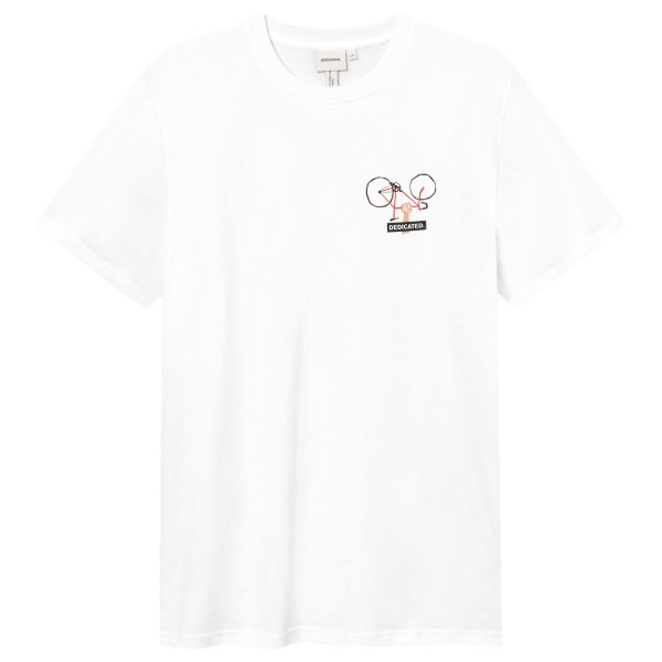 Image of DEDICATED - T-Shirt Stockholm Velolotion - T-Shirt Gr L;M;S;XL;XXL weiß