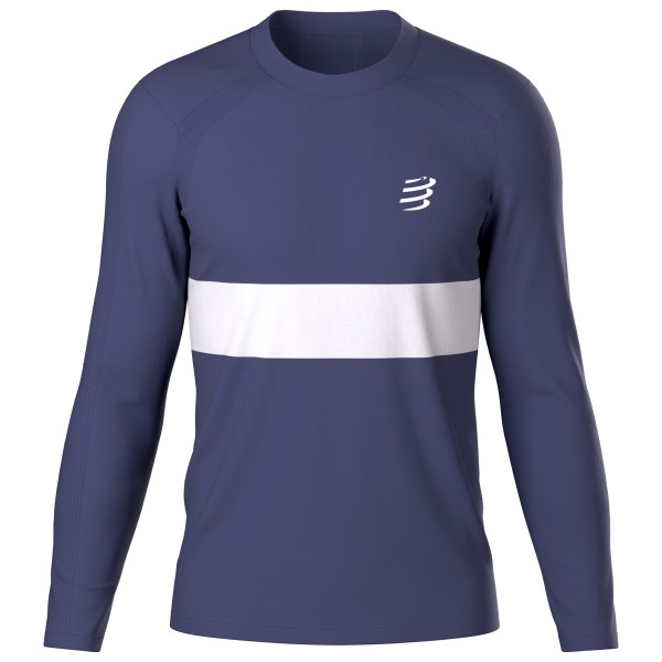 Compressport Performance L/ T-Shirt Hardloopshirt Blauw