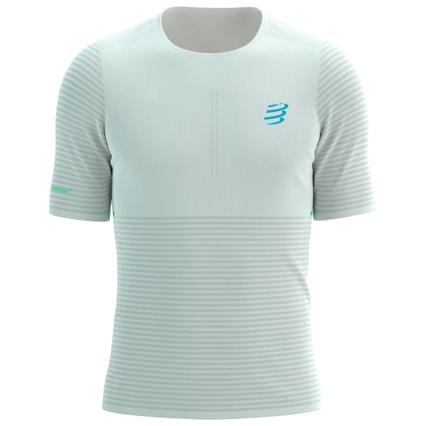 Compressport – Pro Racing S/S T-Shirt – Hardloopshirt maat S, Grijs