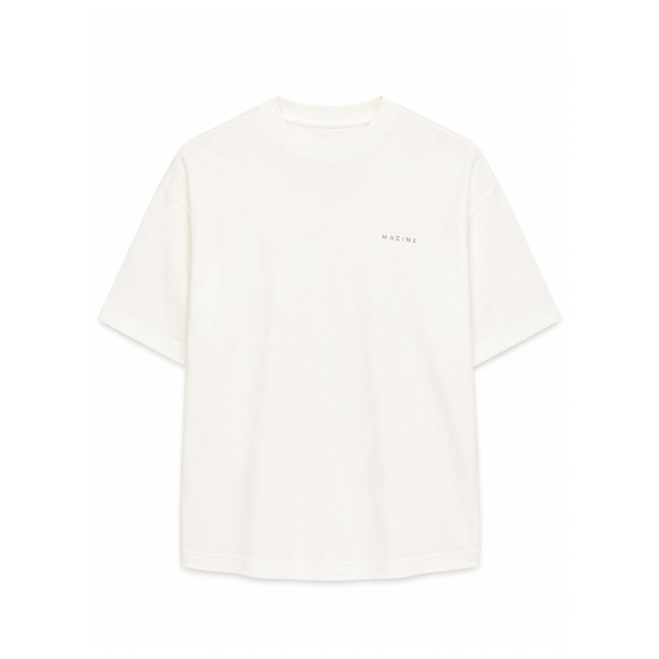 Mazine Back Print Theme T-Shirt T-shirt Wit