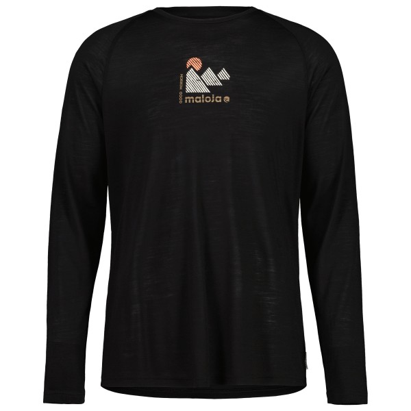Image of Maloja - TraunsteinM. - Merinoshirt Gr S schwarz