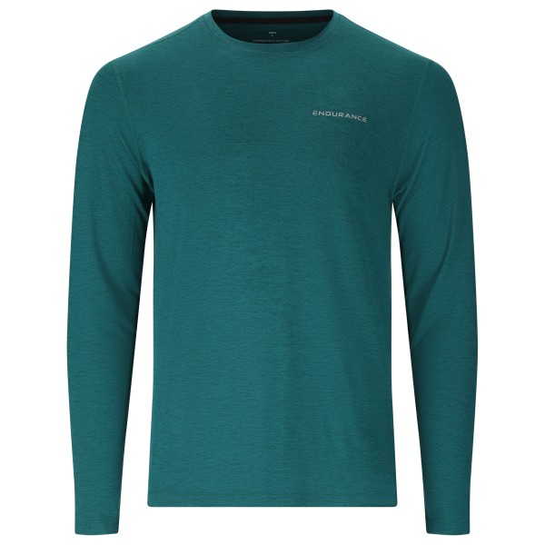ENDURANCE Abdon Melange L/ Tee Sportshirt /turkoois Blauw