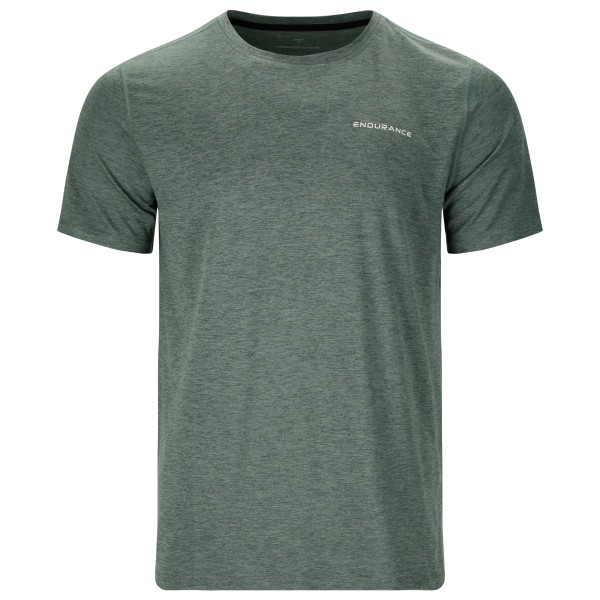 ENDURANCE Abdon Melange S/S Tee Sportshirt Olijfgroen