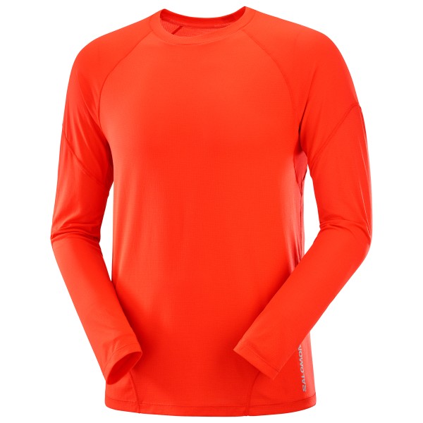 Image of Salomon - Cross Run L/S Tee - Funktionsshirt Gr XXL rot
