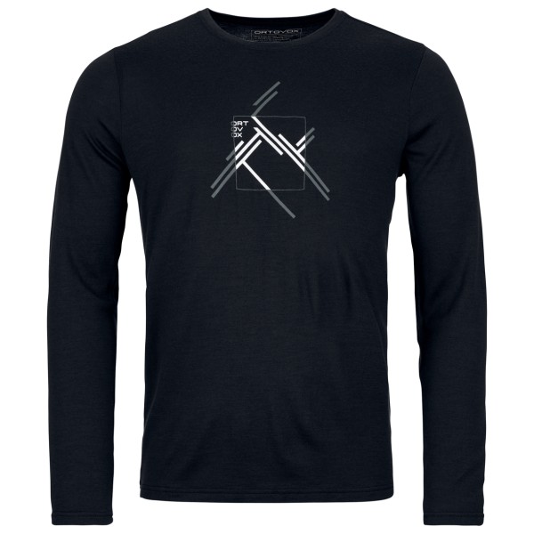 Image of Ortovox - 185 Merino Mountain Cutout L/S - Merinoshirt Gr L schwarz