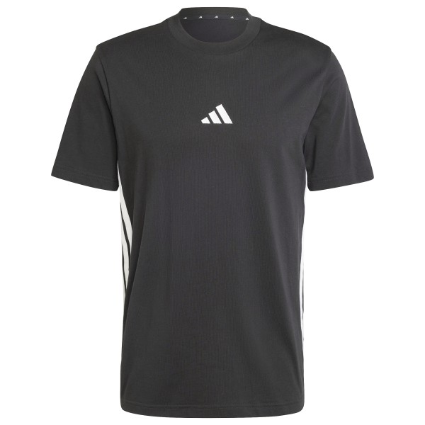 adidas 3 Stripes Single Jersey Tee T-shirt Grijs