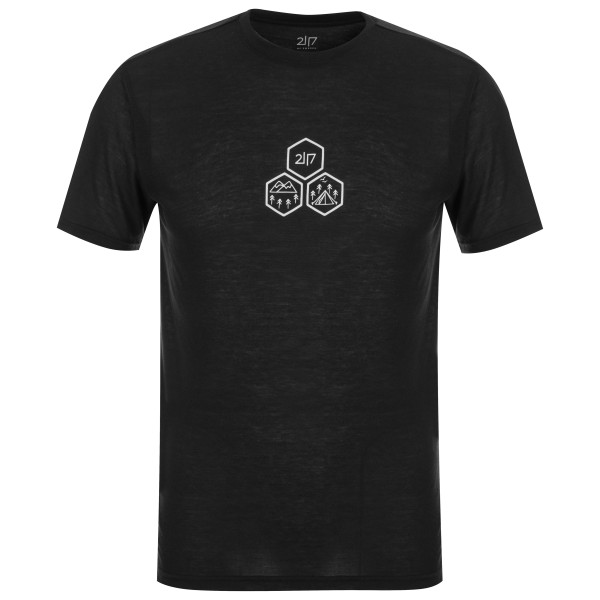 2117 of Sweden – Tista T-Shirt – Merinoshirt maat XL, Zwart