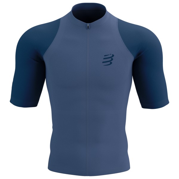 Compressport - Trail Racing Postural S/S Top - Laufshirt Gr XL blau