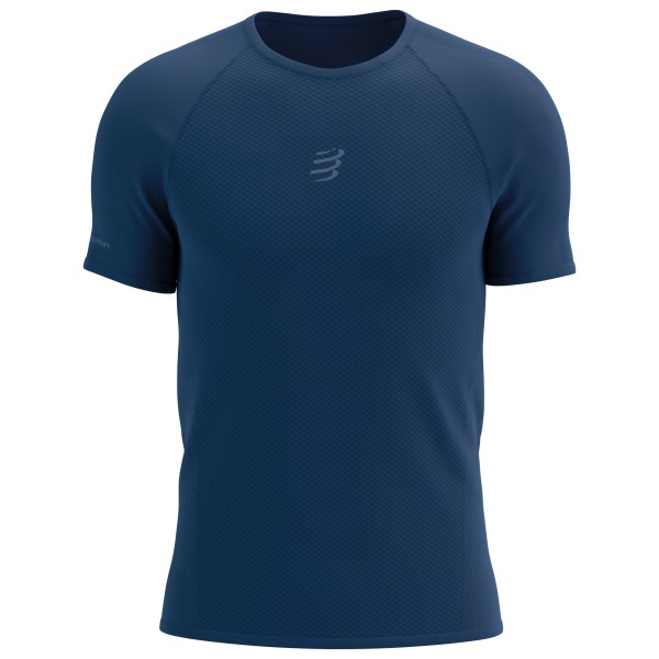 Laufshirt Compressport Trail Racing S/S T-Shirt Herren (Gr S |blau)