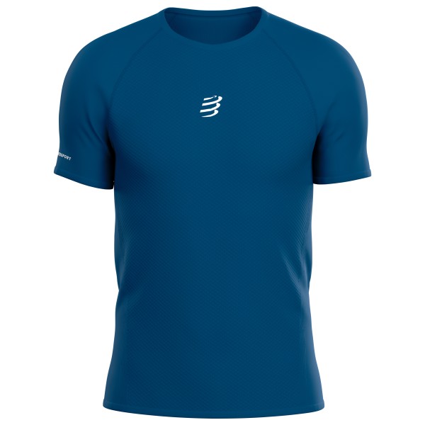Compressport Trail Racing T-Shirt Hardloopshirt Blauw