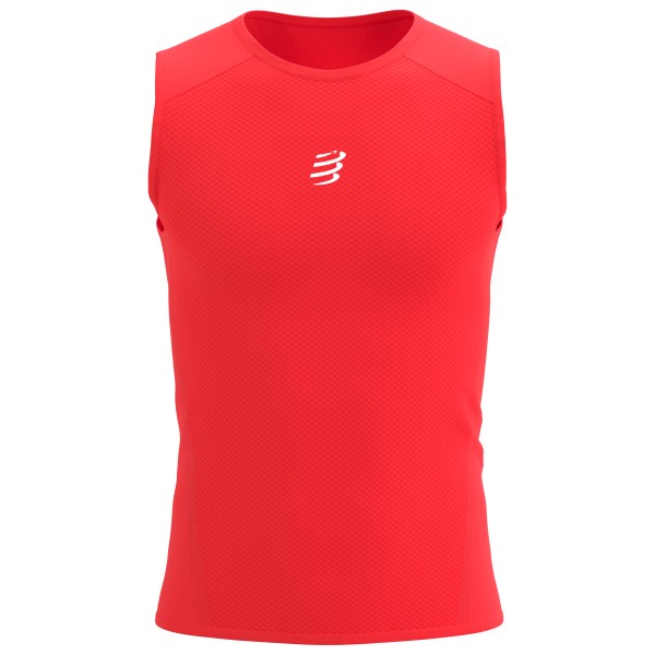 Laufshirt Compressport Trail Racing Tank Herren (Gr M |rot)