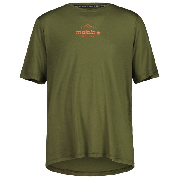 Image of Maloja - KalmbergM. Puzzle 1 - Merinoshirt Gr L moss