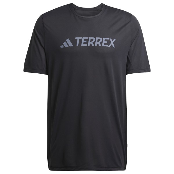 adidas Terrex Multi ClimaCool Logo Tech T-Shirt Funktionsshirt Herren (Gr S |grau/schwarz)