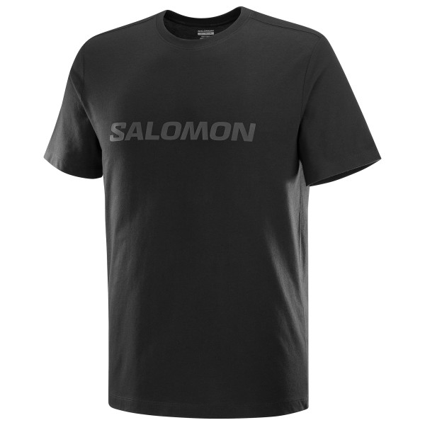 Salomon Big Logo T-Shirt T-Shirt Herren (Gr L |schwarz)