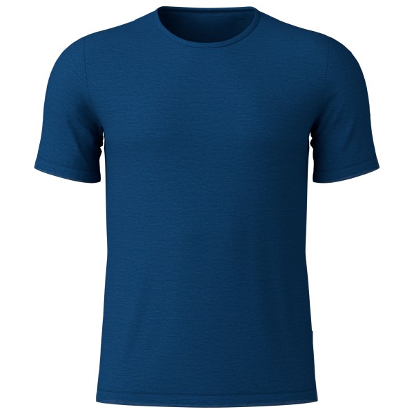 Löffler T-Shirt Merino-Tencel Merinoshirt Men (Größe 48 |blau)
