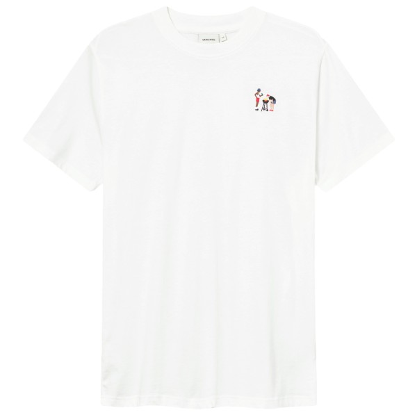 DEDICATED T-Shirt Stockholm BBQ Emb T-Shirt Herren (Gr XL |weiß)