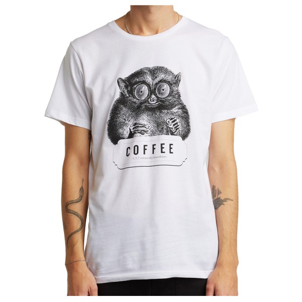 DEDICATED – T-Shirt Stockholm Caffeine Kick – T-shirt maat XL, Wit
