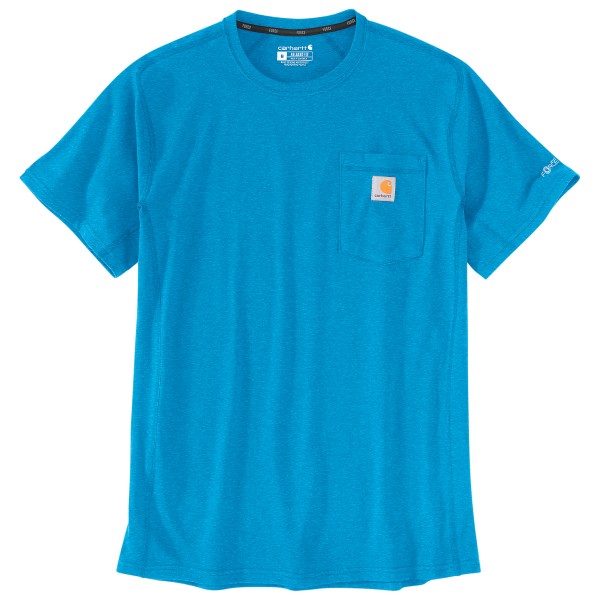 T-Shirt Carhartt Force Pocket S/S T-Shirt Herren (Gr XXL |blau)