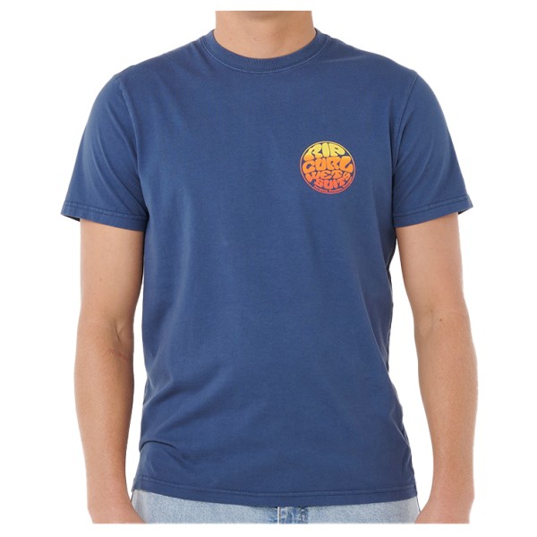 Rip Curl Wettie Passage Icon Tee T-shirt Blauw