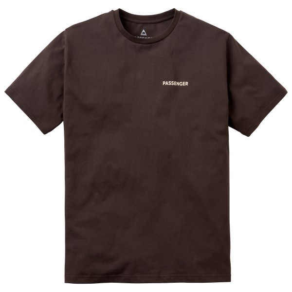 Passenger Cutout Organic Cotton T-Shirt T-shirt Bruin