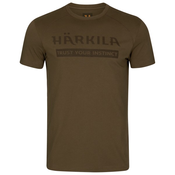 Härkila Logo T-Shirt T-Shirt Herren (Gr XXL |braun)