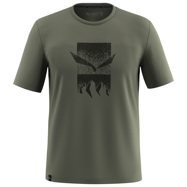 Salewa Eagle 3Cime T-Shirt Funktionsshirt Herren (Gr 46 |oliv)