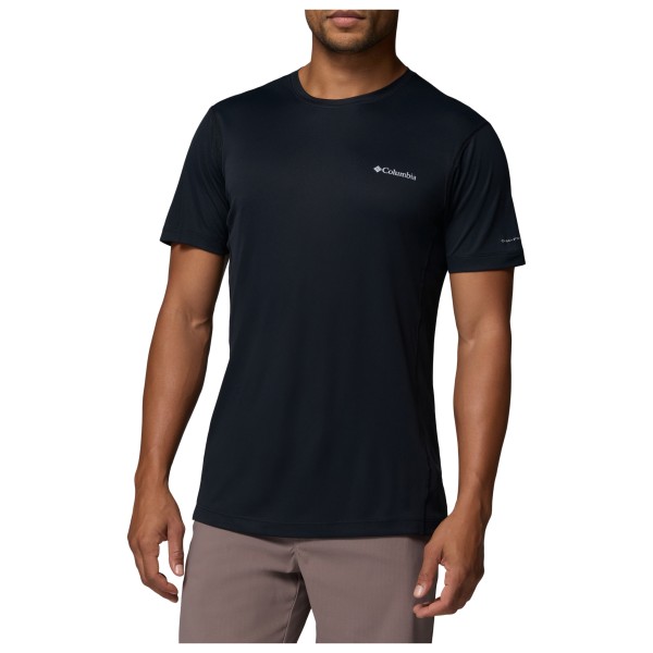 Columbia Zero Rules Light S/S Crew Funktionsshirt Men (Größe L |schwarz)