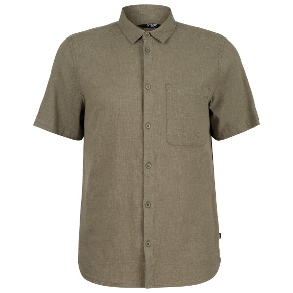 Stoic Hemp54 BjurholmSt S/S Shirt Hemd Herren (Gr L |grau/beige)