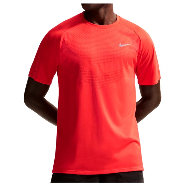 Laufshirt Nike Stride Dri-Fit ADV Short-Sleeve Running Top Herren (Gr XL |rot)