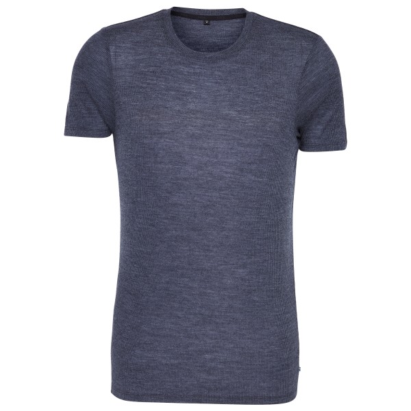 Stoic MerinoRib RonnebySt. Shirt Merinoshirt Blauw