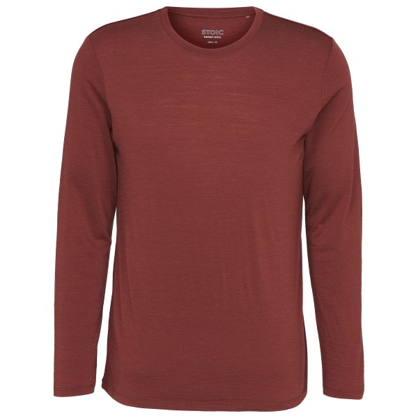 Stoic Merino155 LaholmSt. L/ Merinoshirt Rood