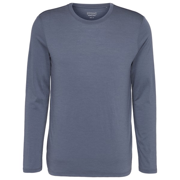 Stoic Merino155 LaholmSt. L/ Merinoshirt Blauw