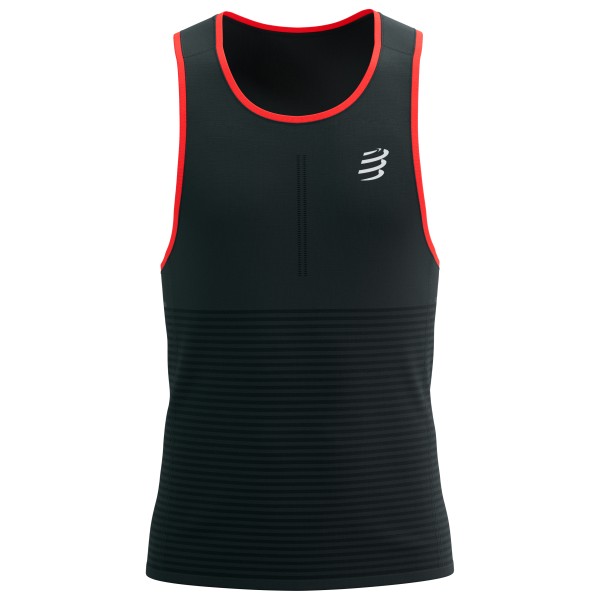 Compressport - Pro Racing Singlet - Laufshirt Gr M schwarz