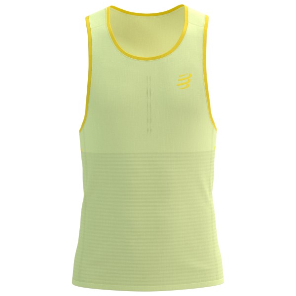 Compressport - Pro Racing Singlet - Laufshirt Gr M grün
