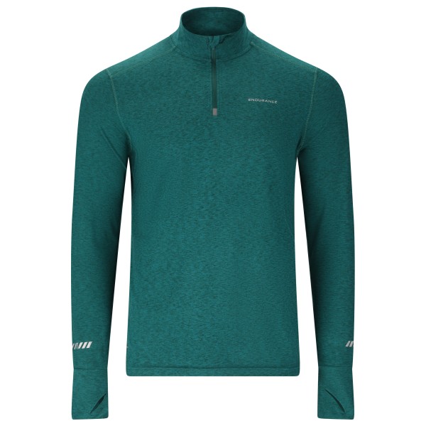 ENDURANCE Tune V2 Melange Midlayer Hardloopshirt turkoois Turquoise